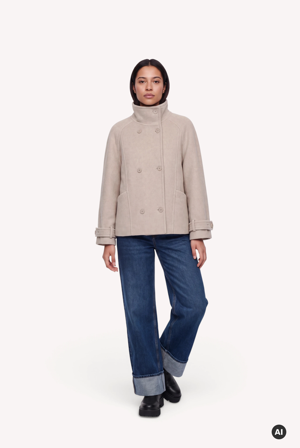 Aveline Wool Jacket Beige