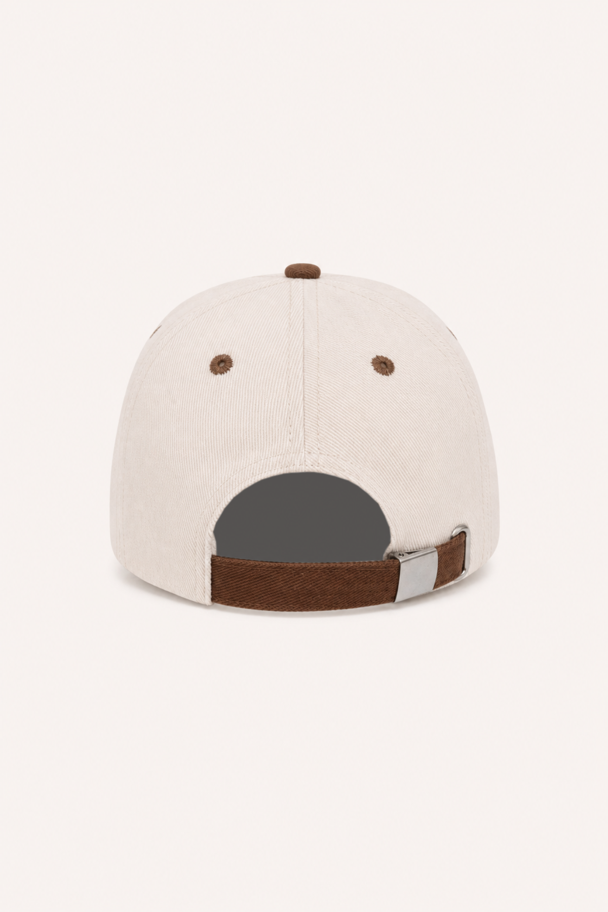 Evi Cap Off White/Dark Brown