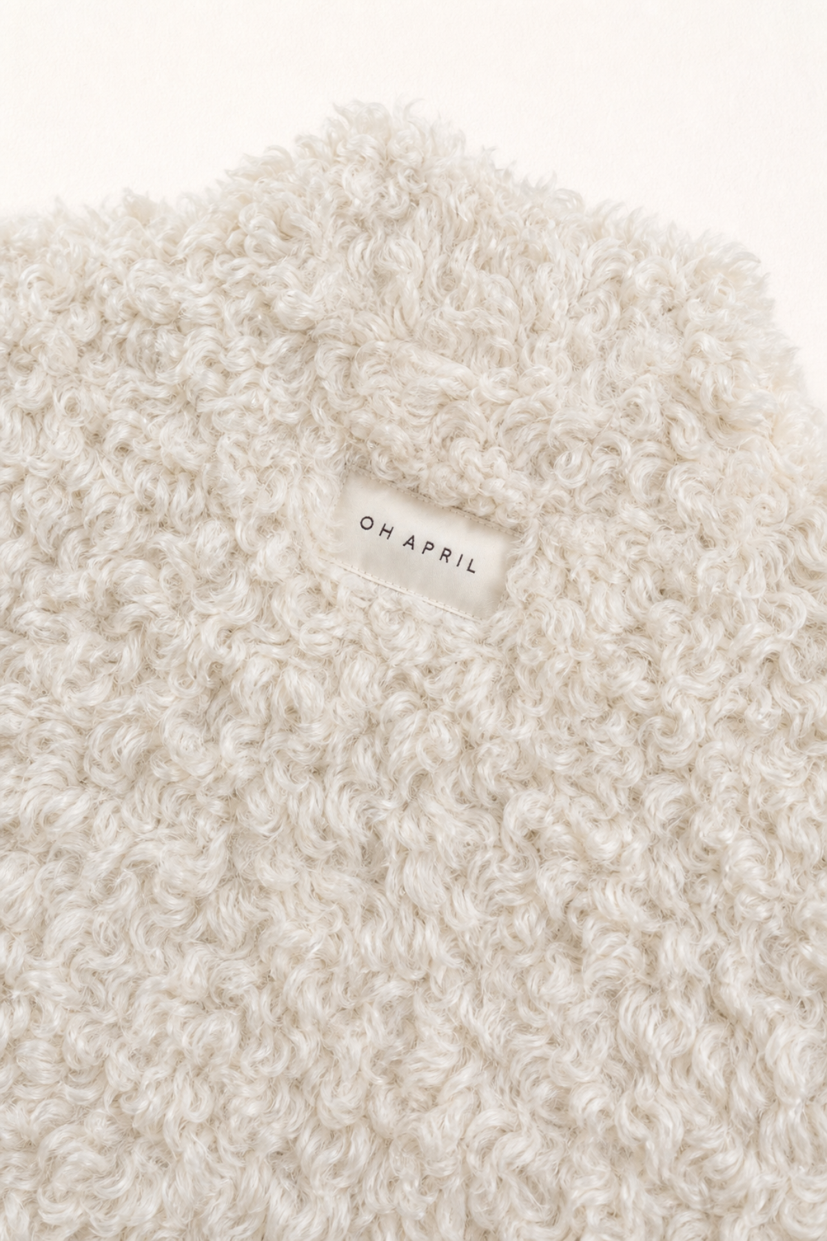 Jolie Fur Vest Off White