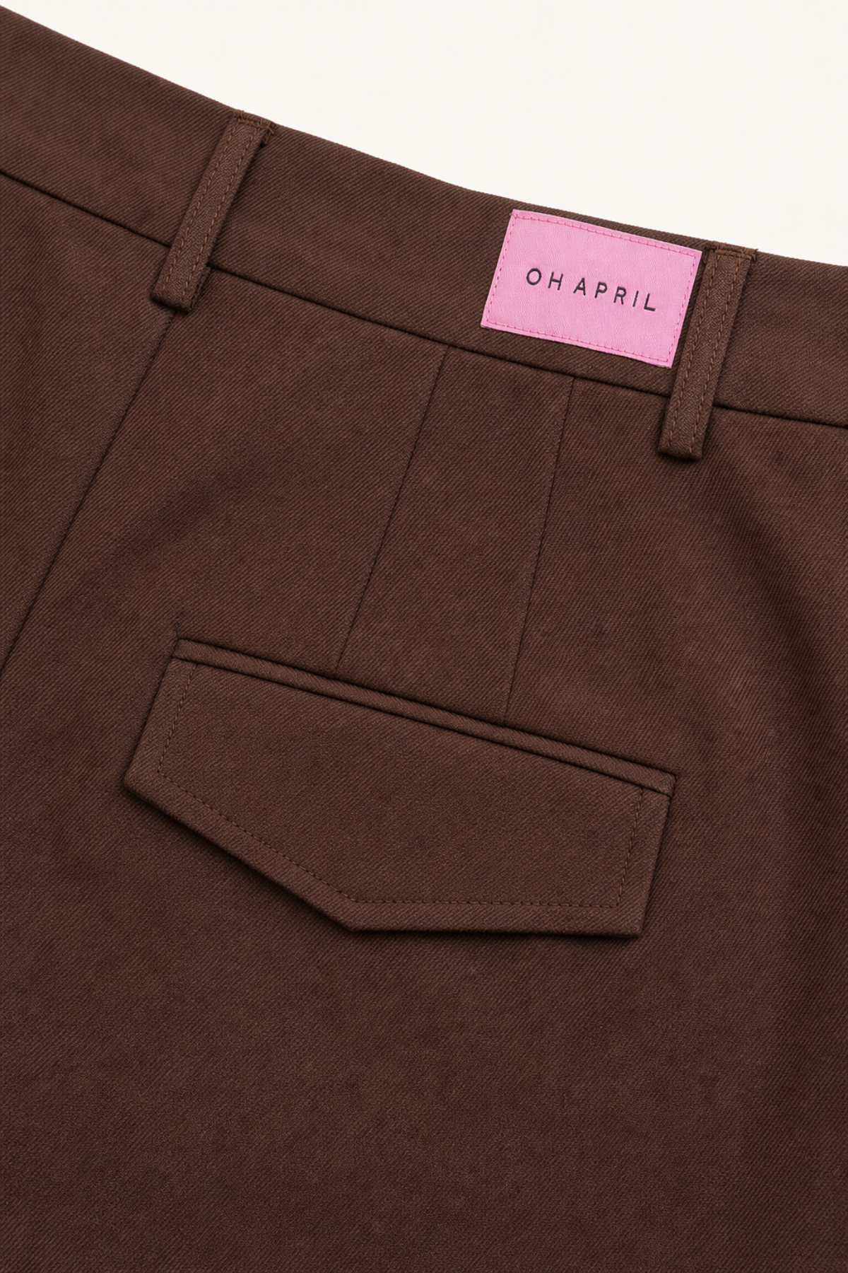 Jovie Pleated Trousers Dark Brown