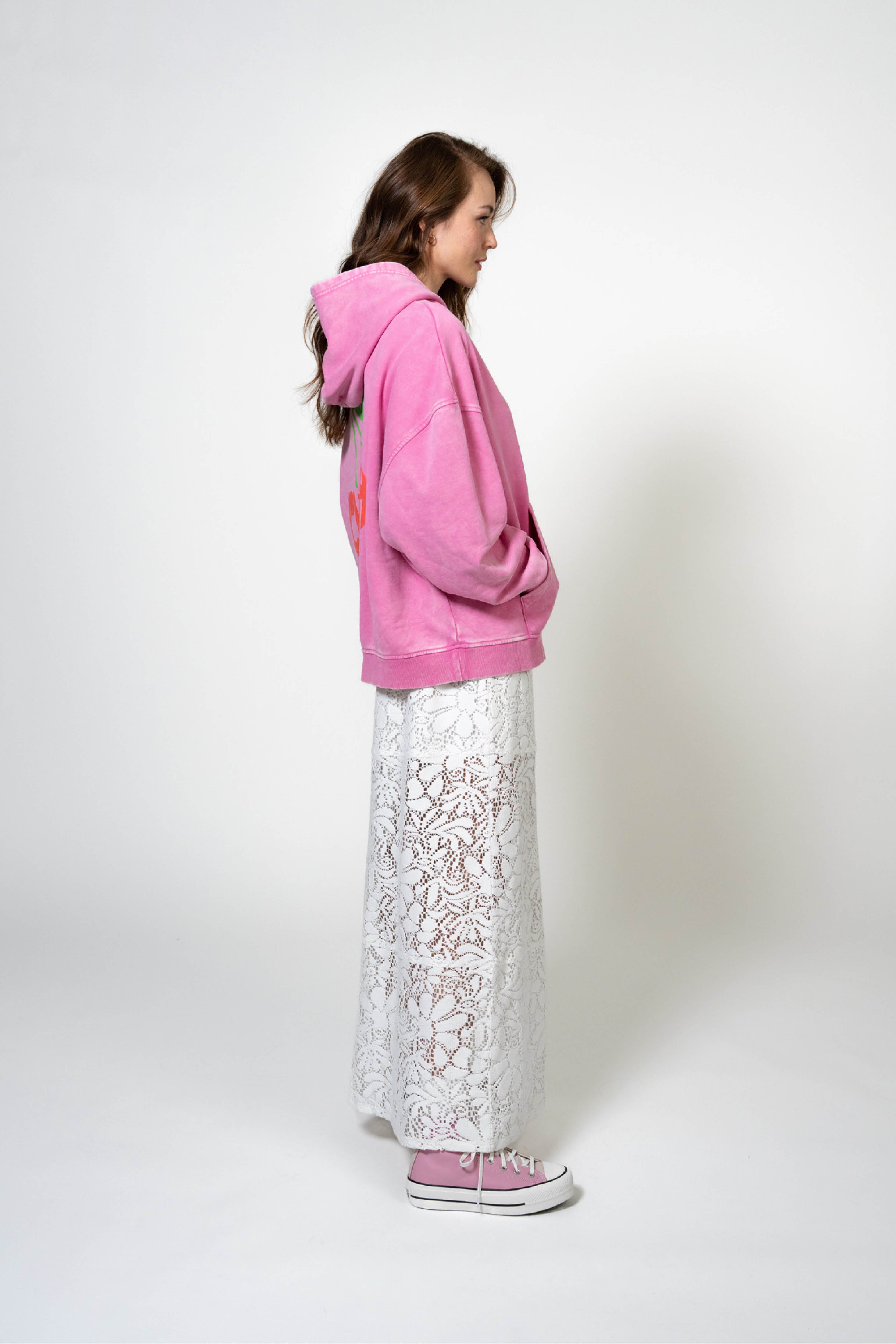 BF Hoodie Cherish Fuchsia Acid