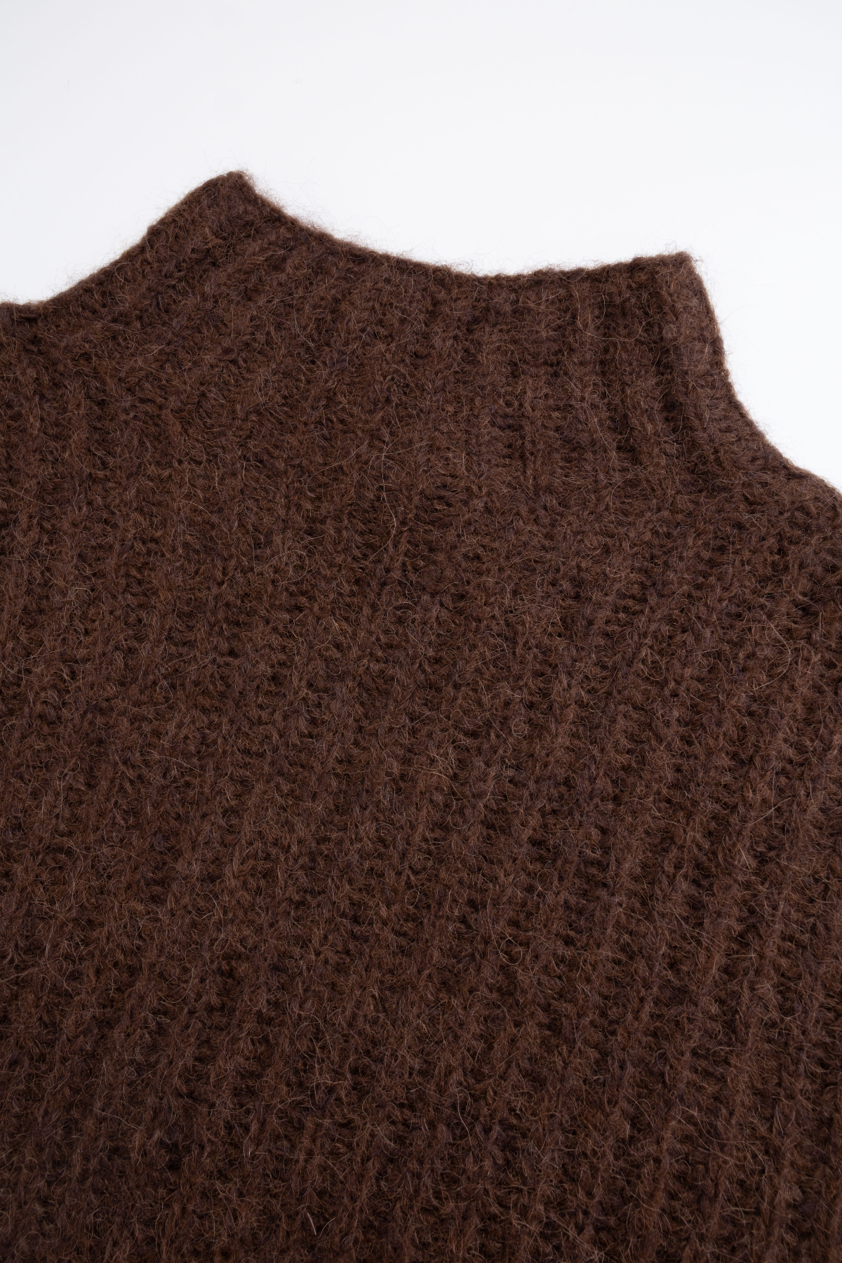 Louna Boxy Knit Jumper Dark Brown
