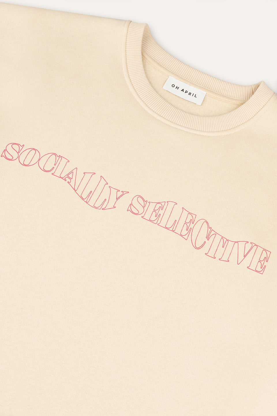 Oversized Sweater Cappuccino Socially Selective