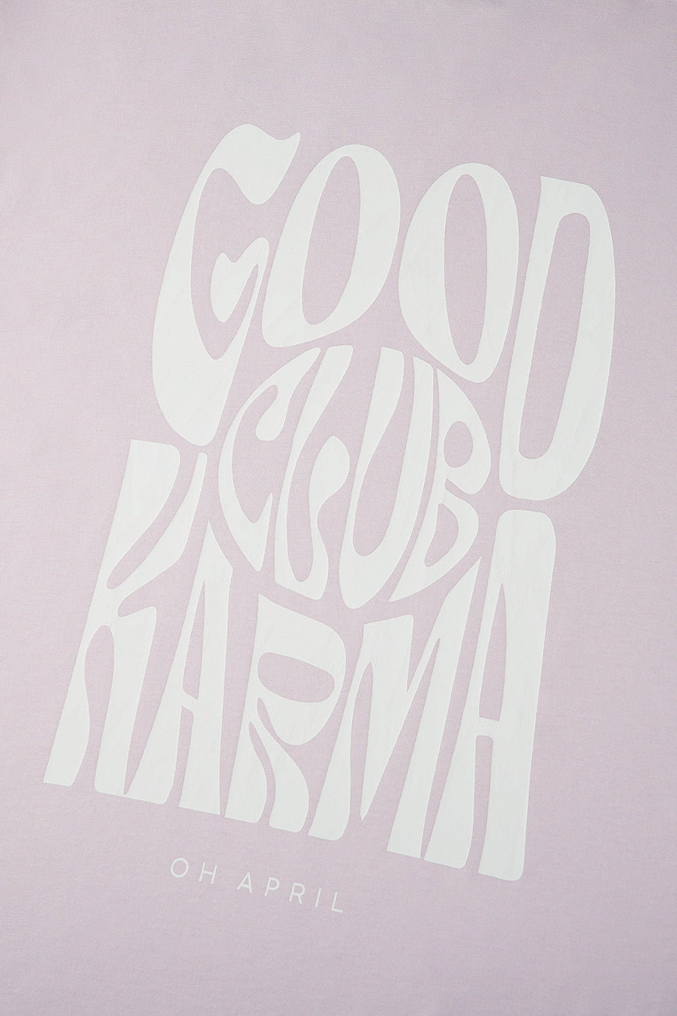 Boyfriend T-Shirt Lilac Good Karma Club
