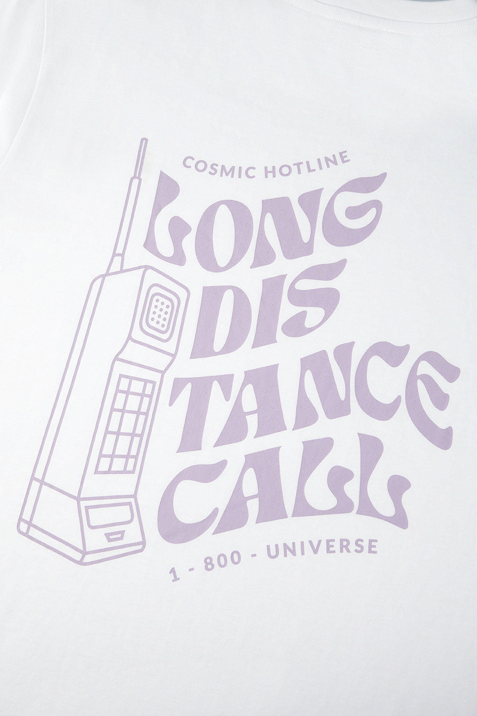 Boyfriend T-Shirt White Distance Call