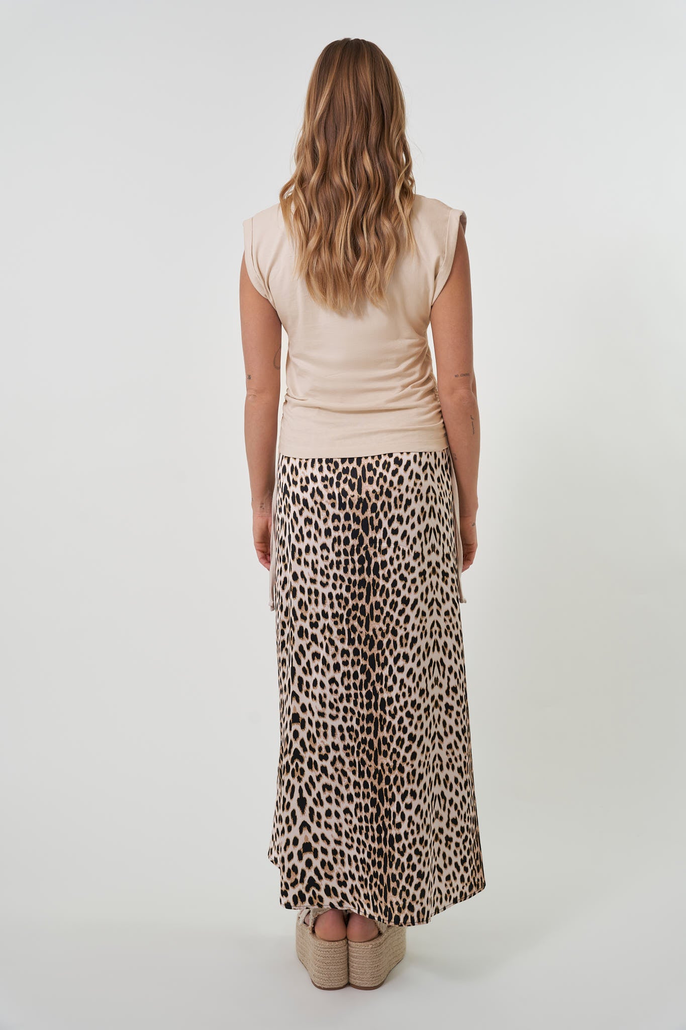 Riah Drawstring Shirt Cappuccino