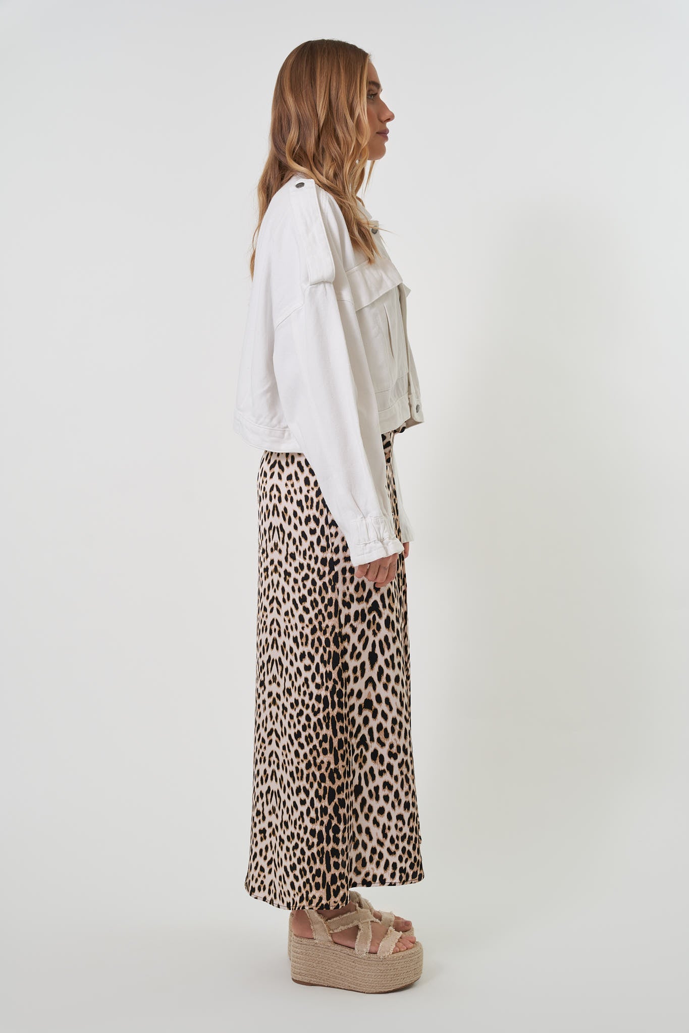 Oona Denim Jacket White