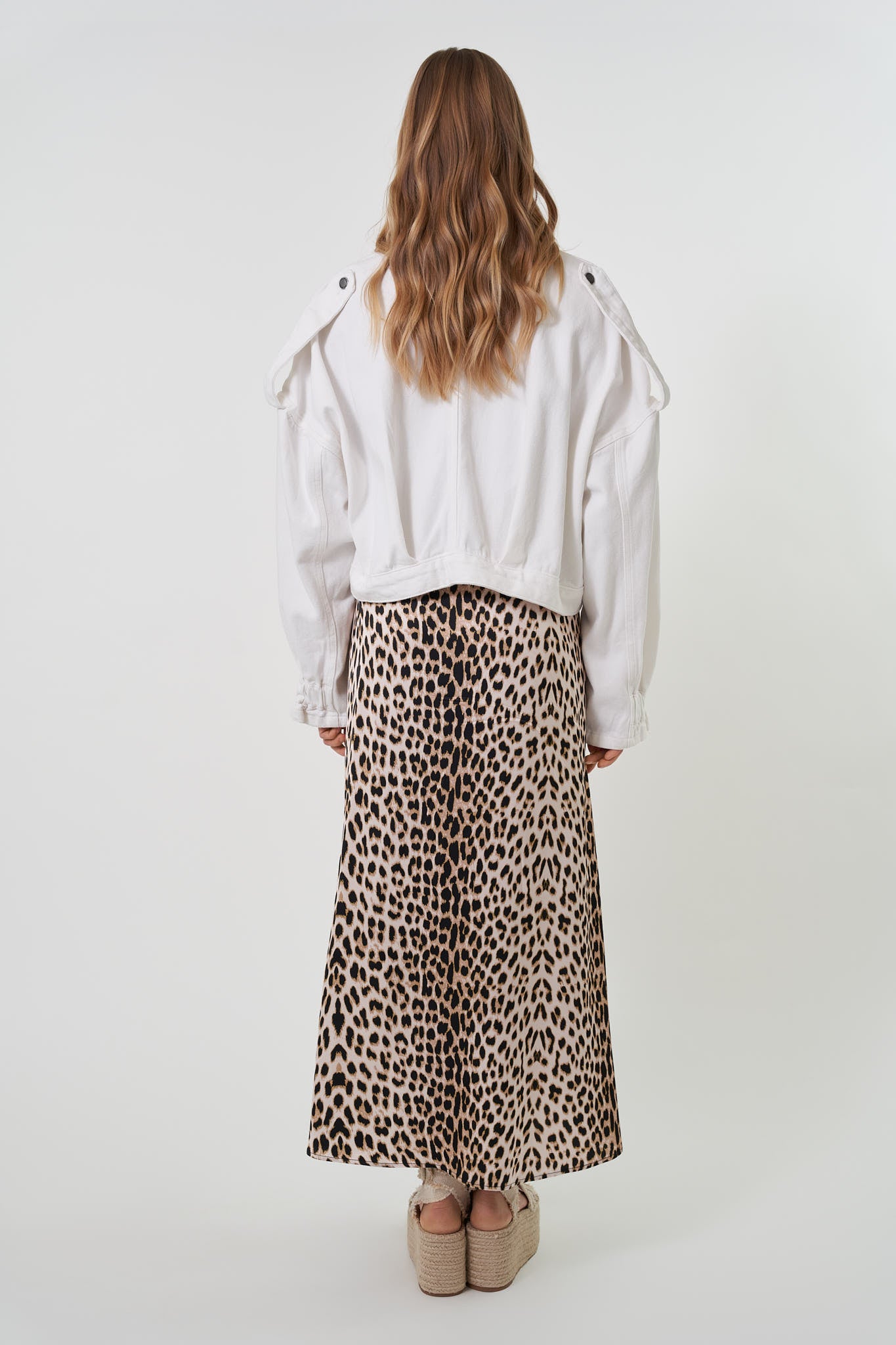 Oona Denim Jacket White