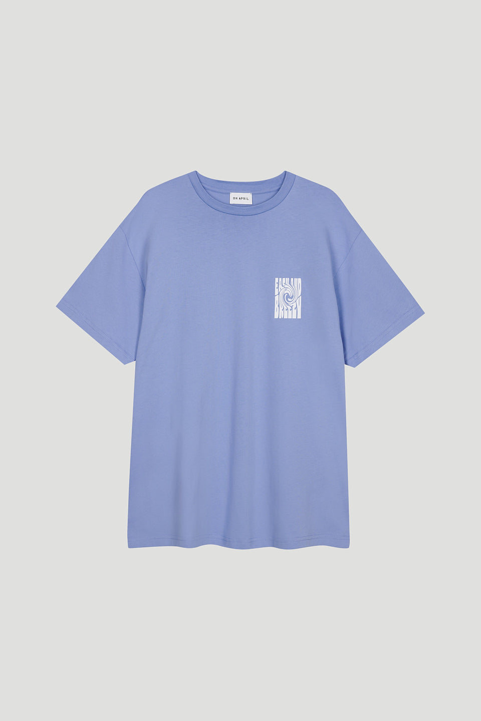 Boyfriend T-Shirt Soft Blue Breezy