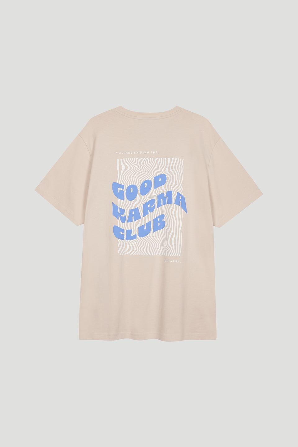 Boyfriend T-Shirt Cappuccino Good Karma Club