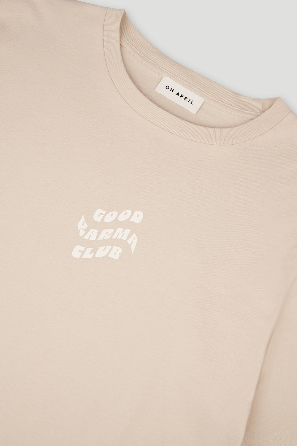 Boyfriend T-Shirt Cappuccino Good Karma Club