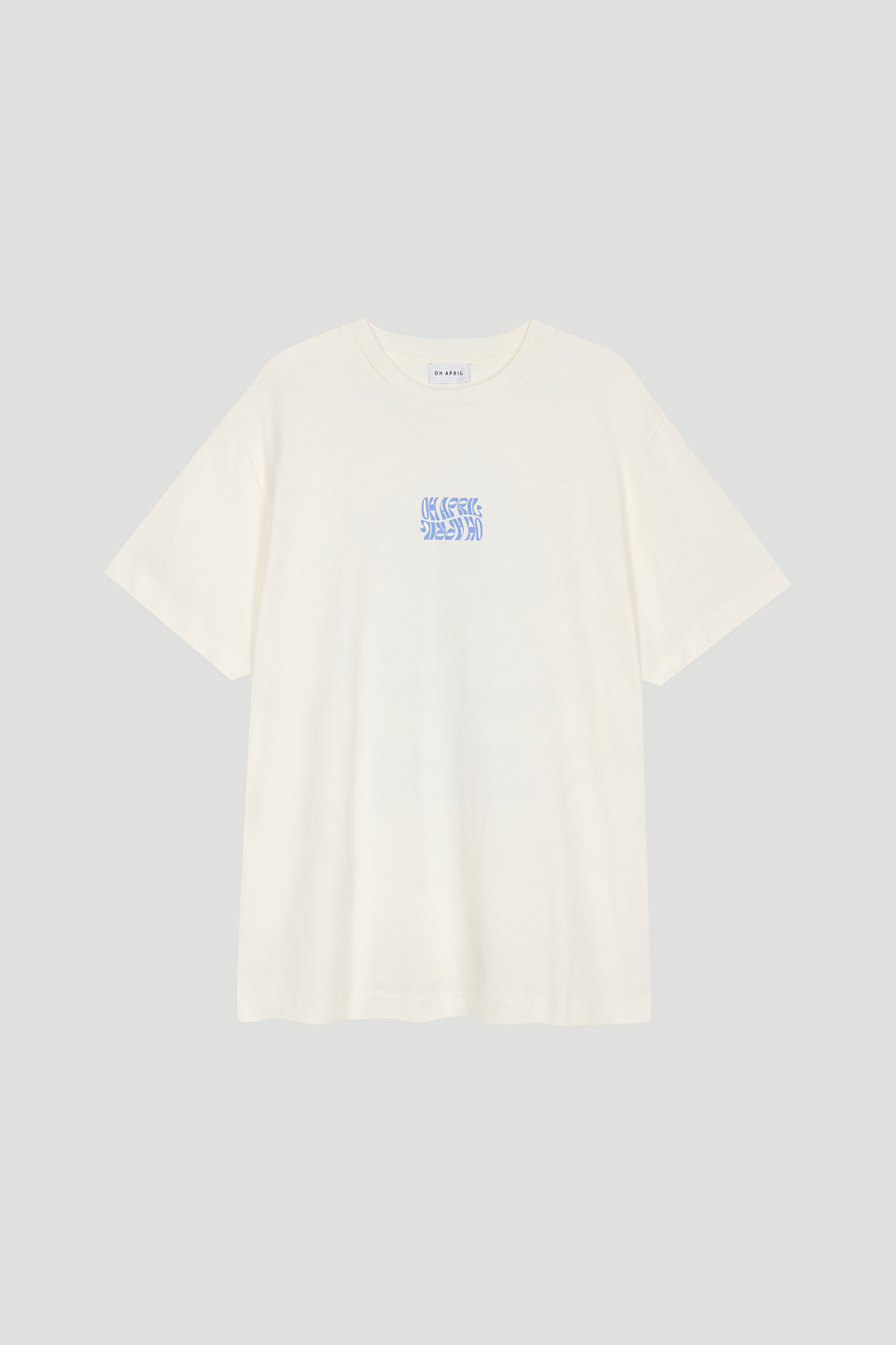 Boyfriend T-Shirt Off White Waves