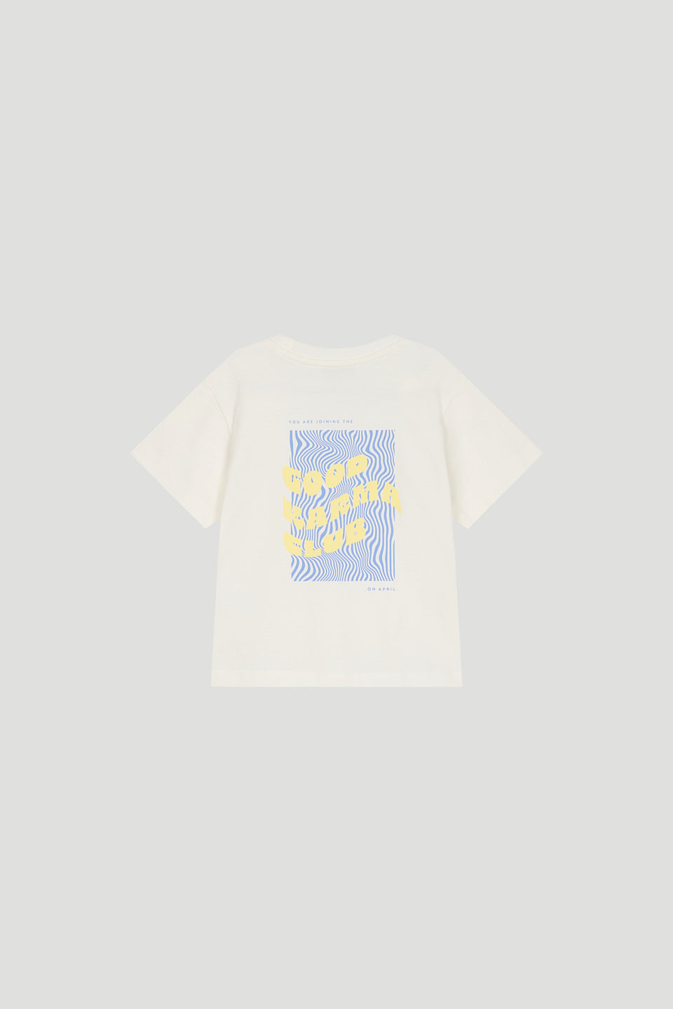 Kids T-Shirt Off White Good Karma Club