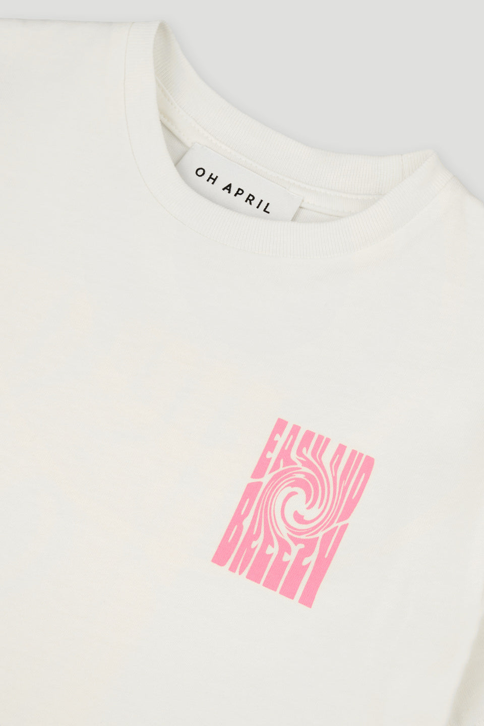 Kids T-Shirt Off White/Blush Breezy