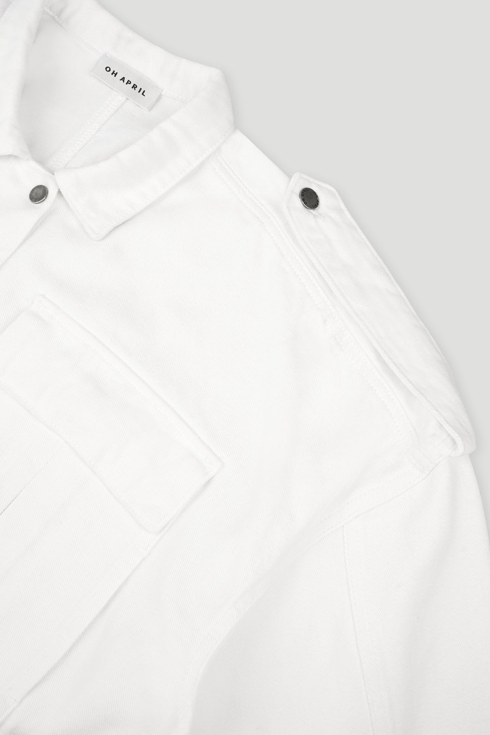 Oona Denim Jacket White