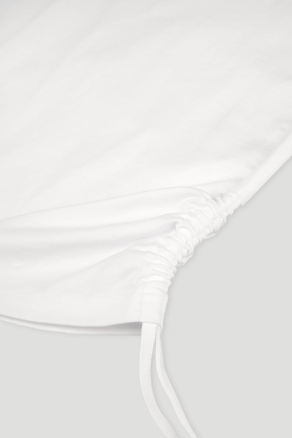 Riah Drawstring Shirt White