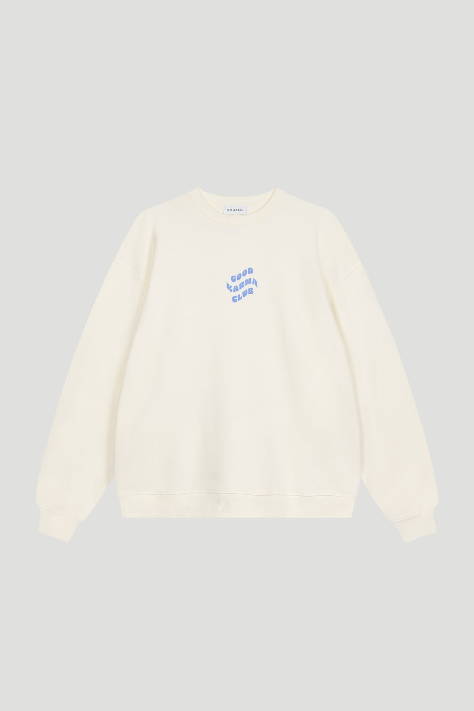 Oversized Sweater Off White Good Karma Club