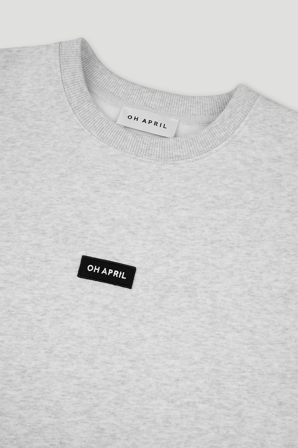 Oversized Sweater Grey Melange