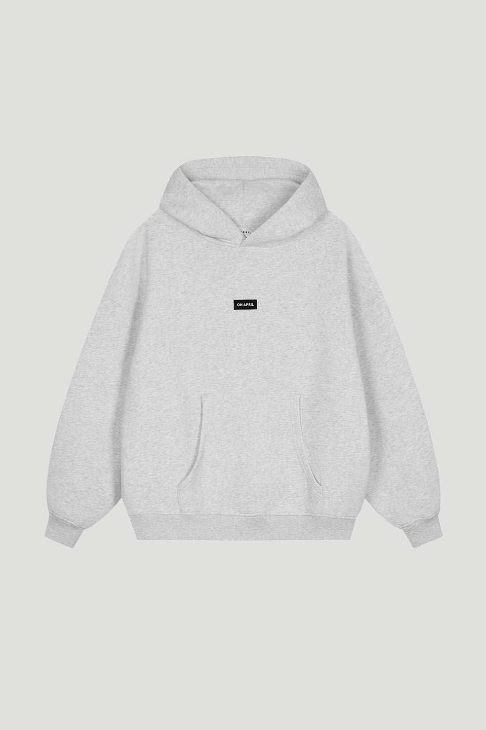 Boyfriend Hoodie Grey Melange
