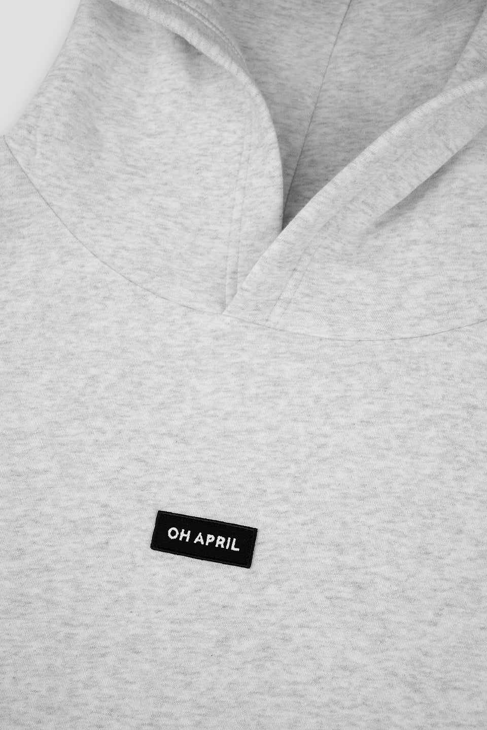 Boyfriend Hoodie Grey Melange