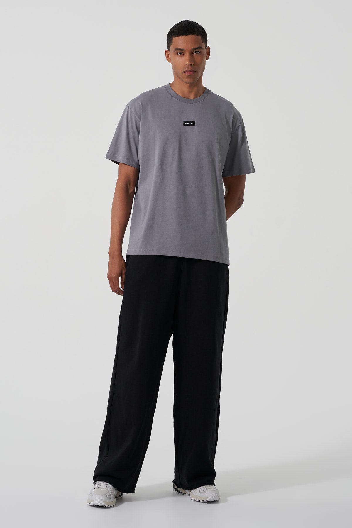 Boyfriend T-Shirt Dark Grey