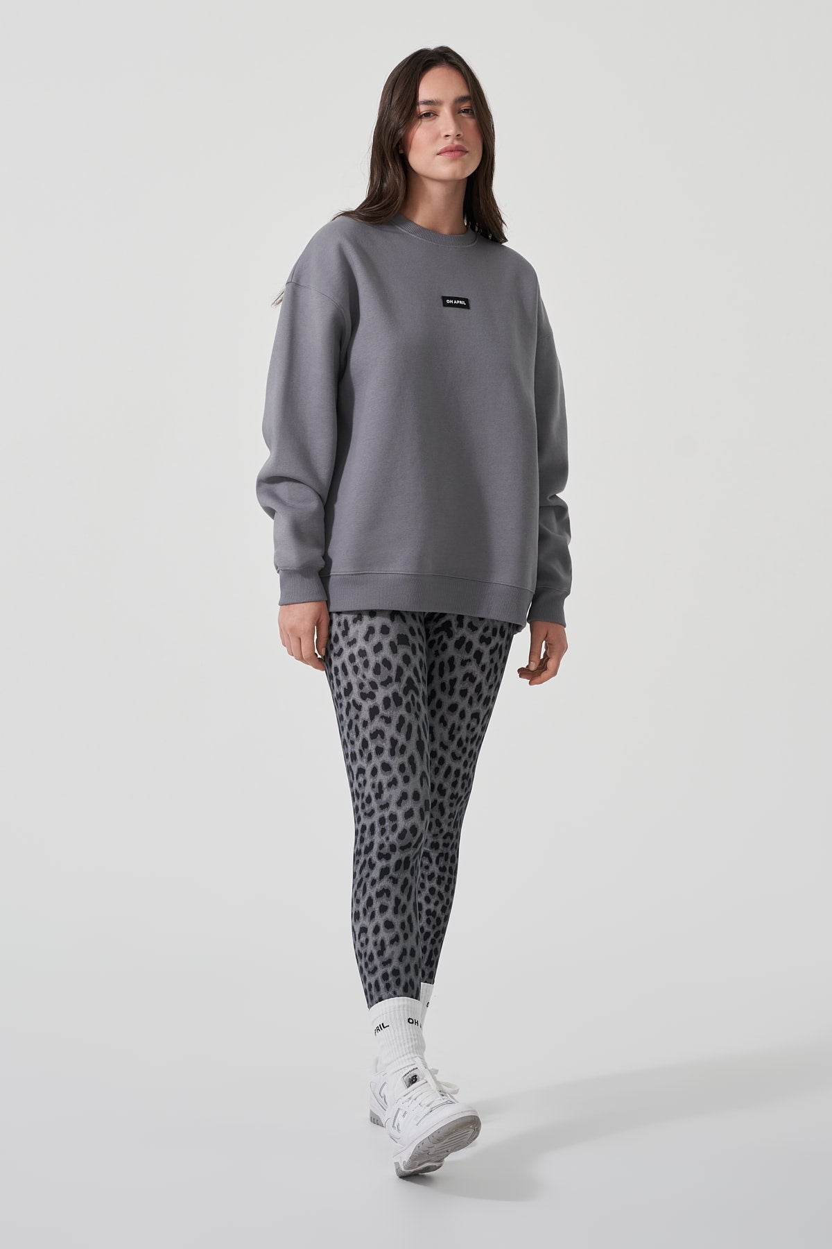 Oversized Sweater Dark Grey