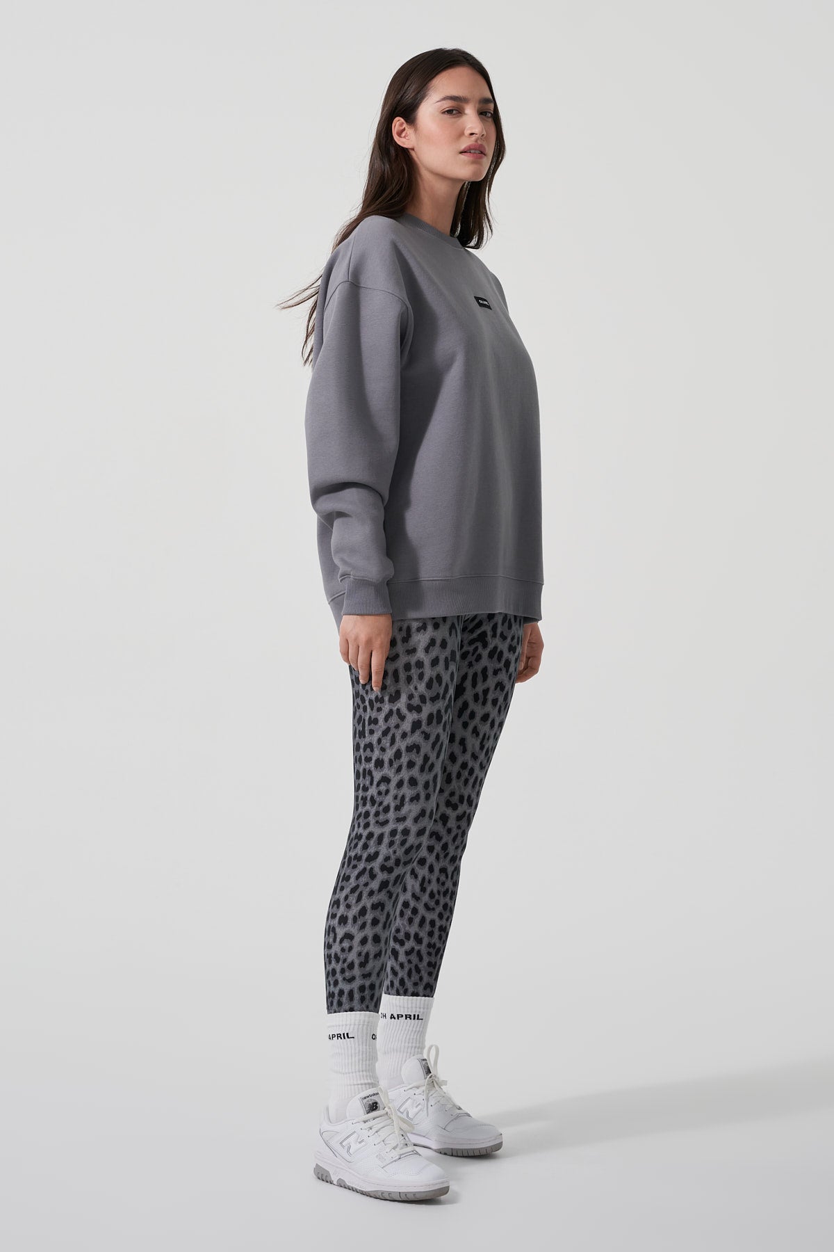 Oversized Sweater Dark Grey