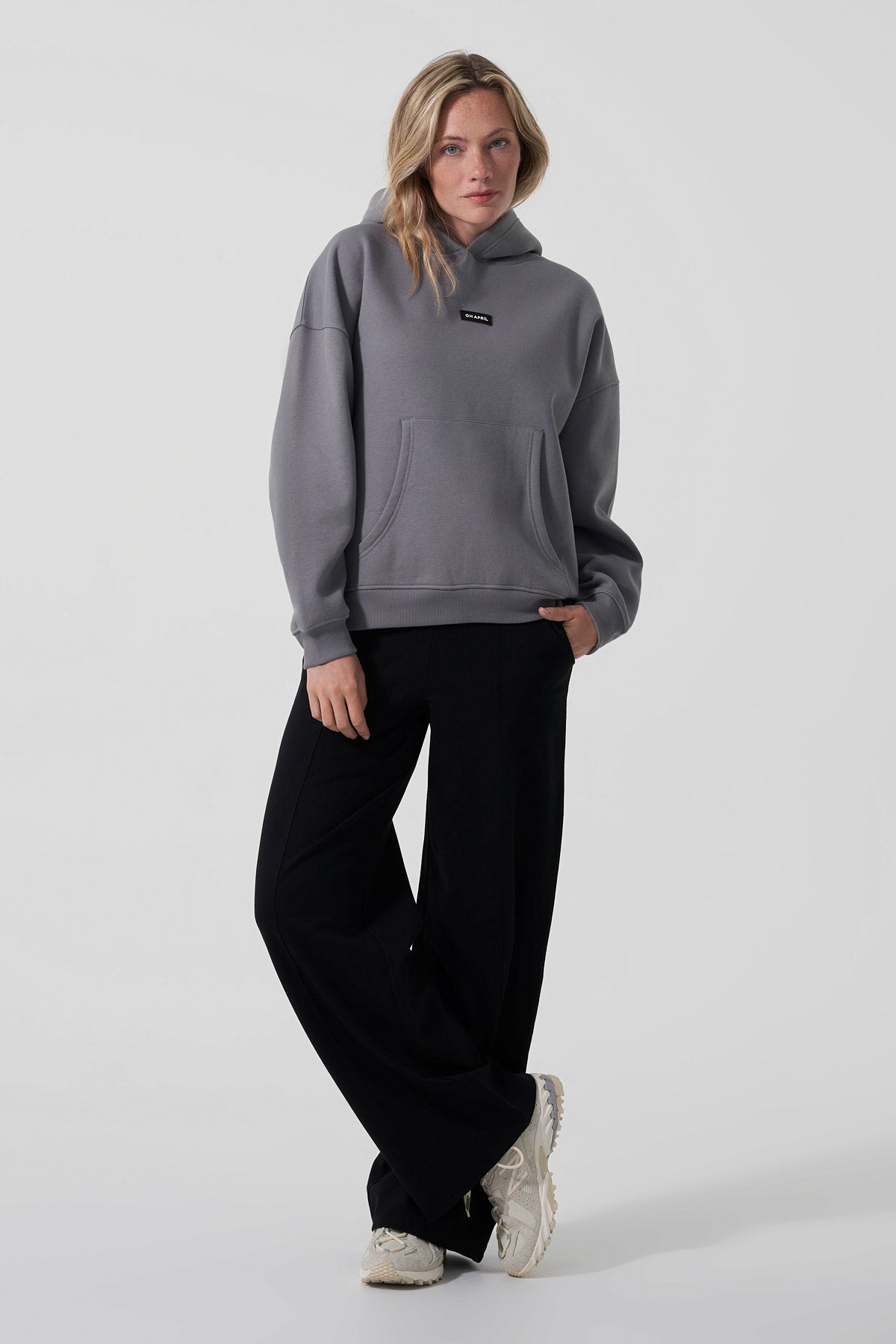 Boyfriend Hoodie Dark Grey