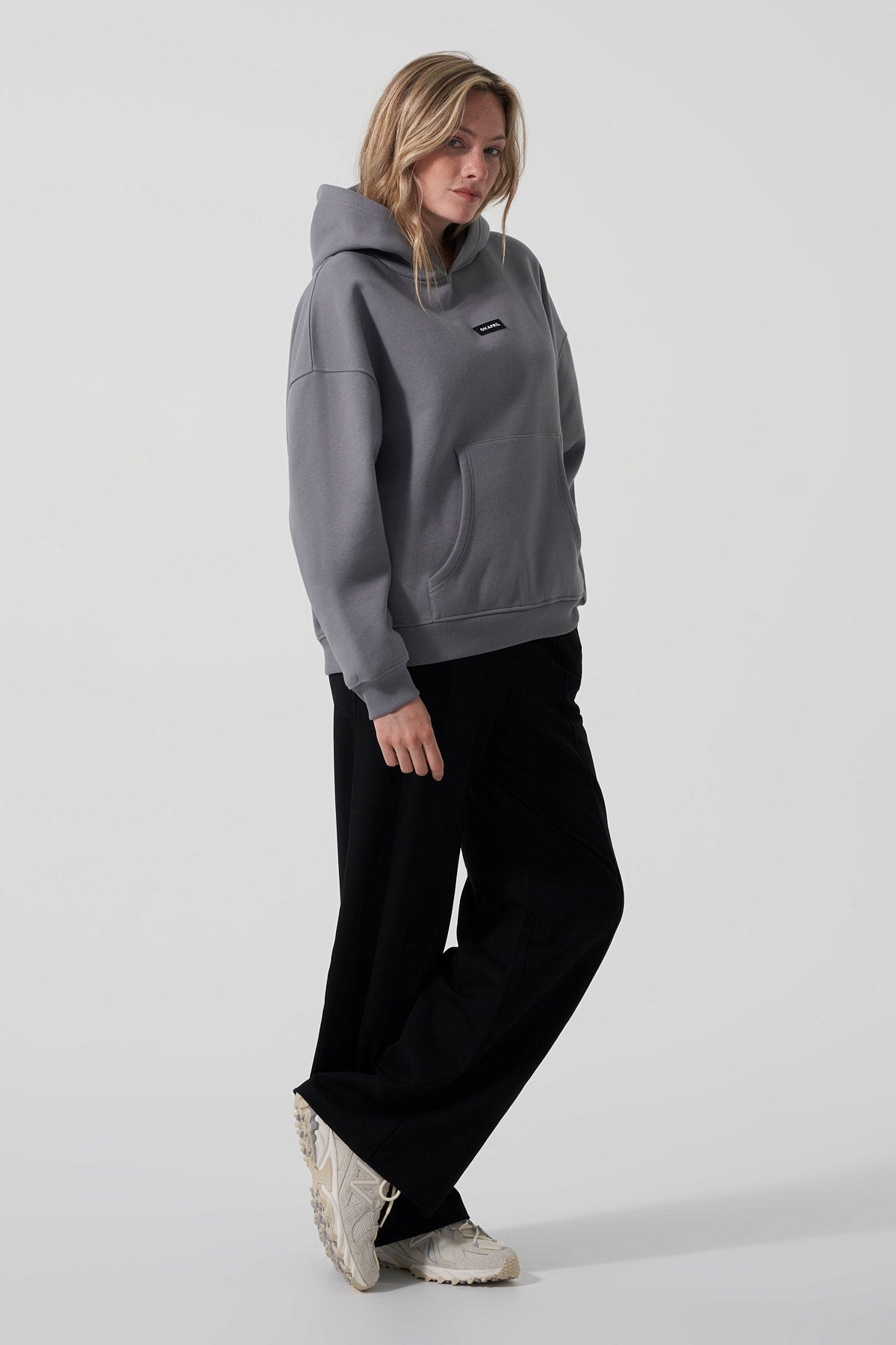 Boyfriend Hoodie Dark Grey