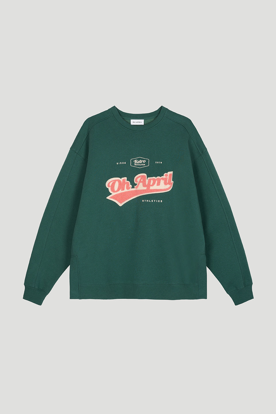 Ivo Sweatshirt Retro OH APRIL Forest Green