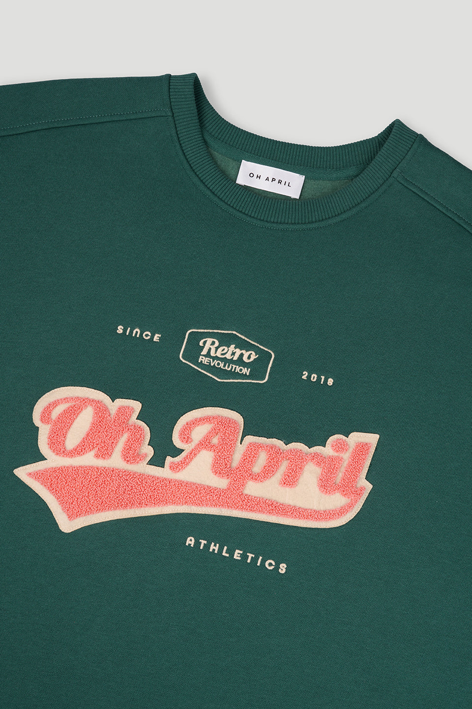 Ivo Sweatshirt Retro OH APRIL Forest Green