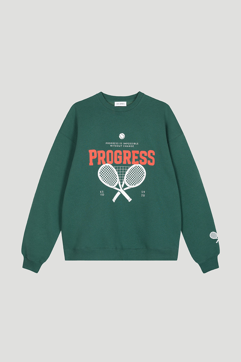 Oversized Sweater Progress Forest Green