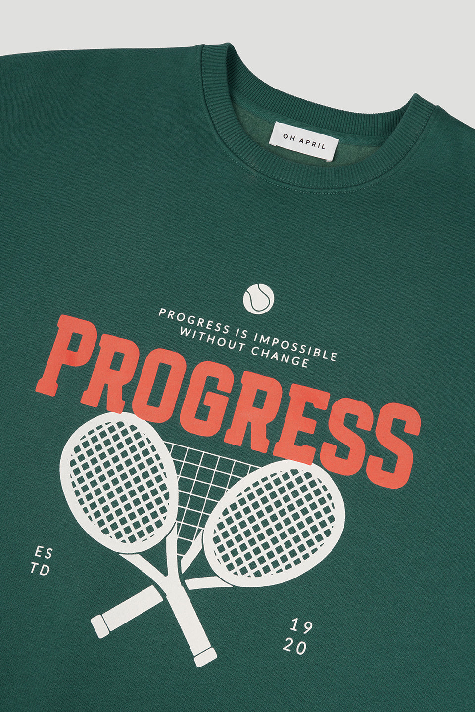 Oversized Sweater Progress Forest Green