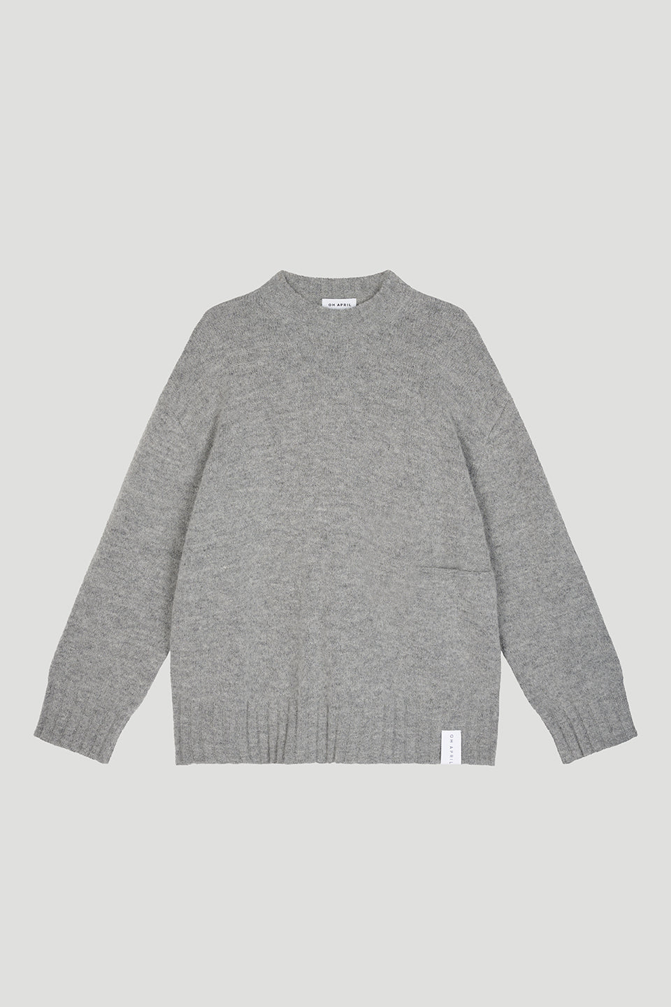 Rebecca Fluffy Jumper Soft Grey