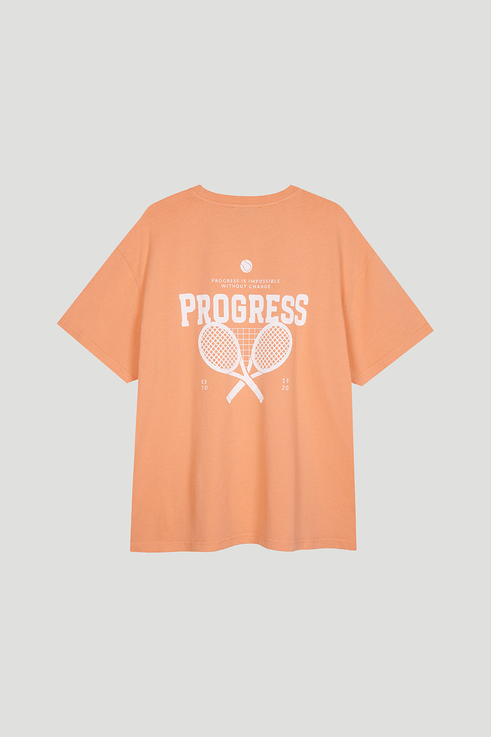 Boyfriend T-Shirt Peach Progress