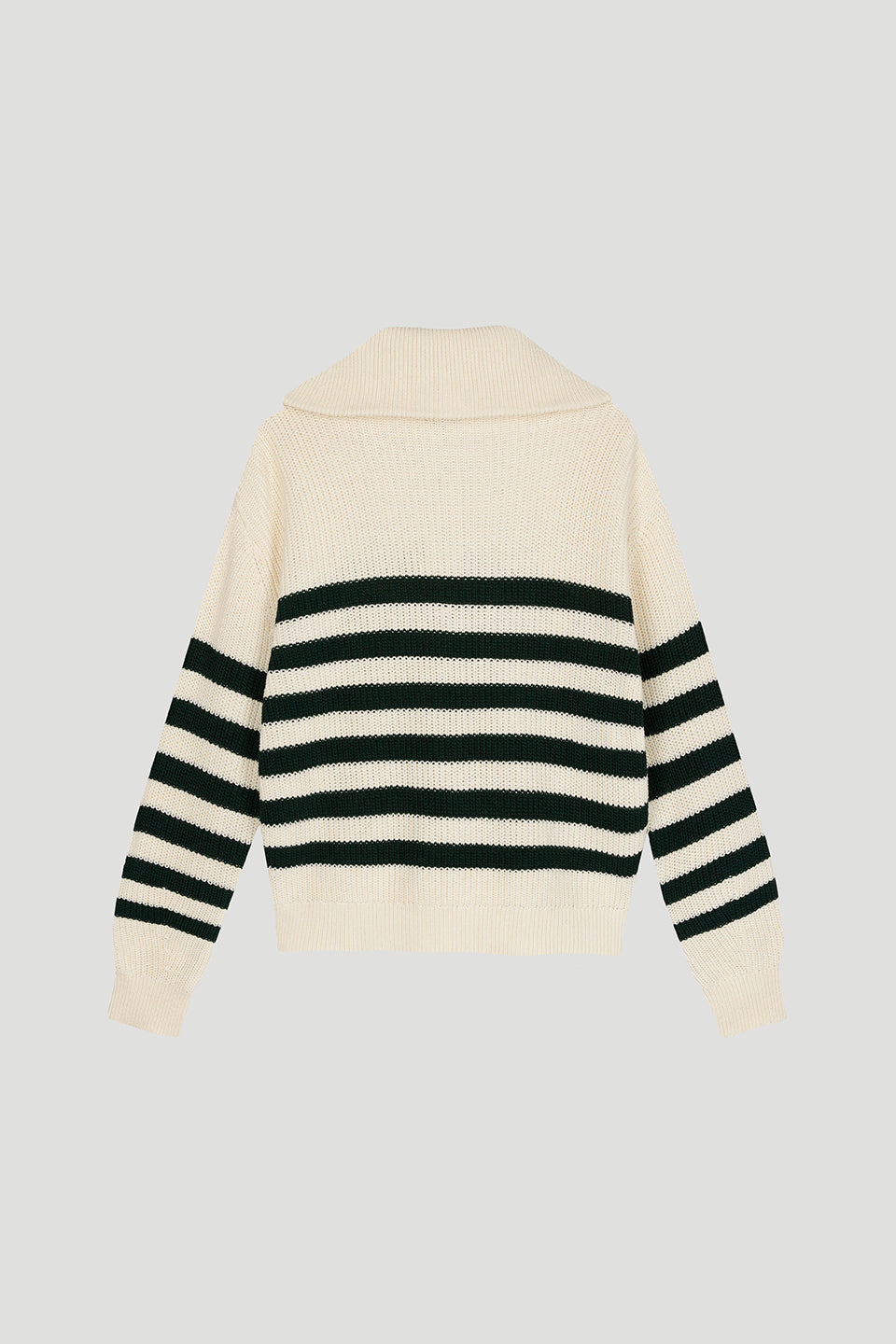 Heather Polo Jumper Creme