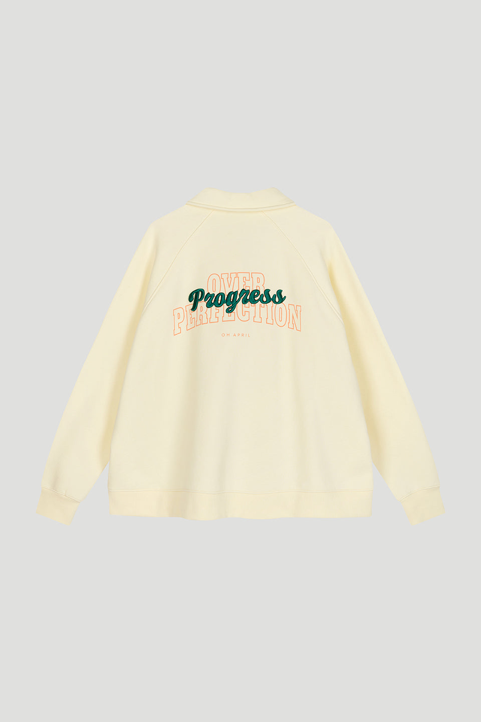 Polo Sweatshirt Buttercream Progress