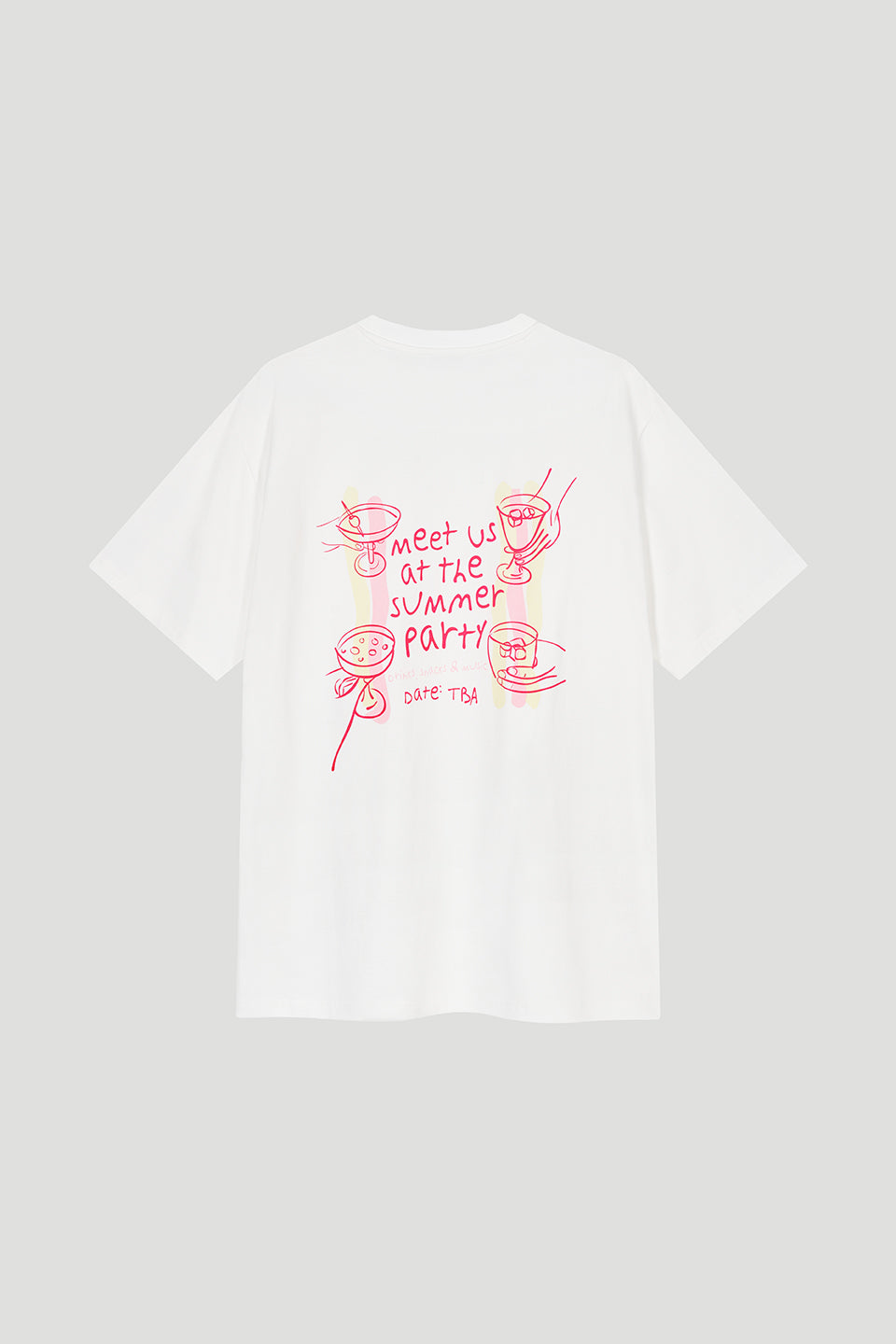 BF T-Shirt Summer Party Stripe