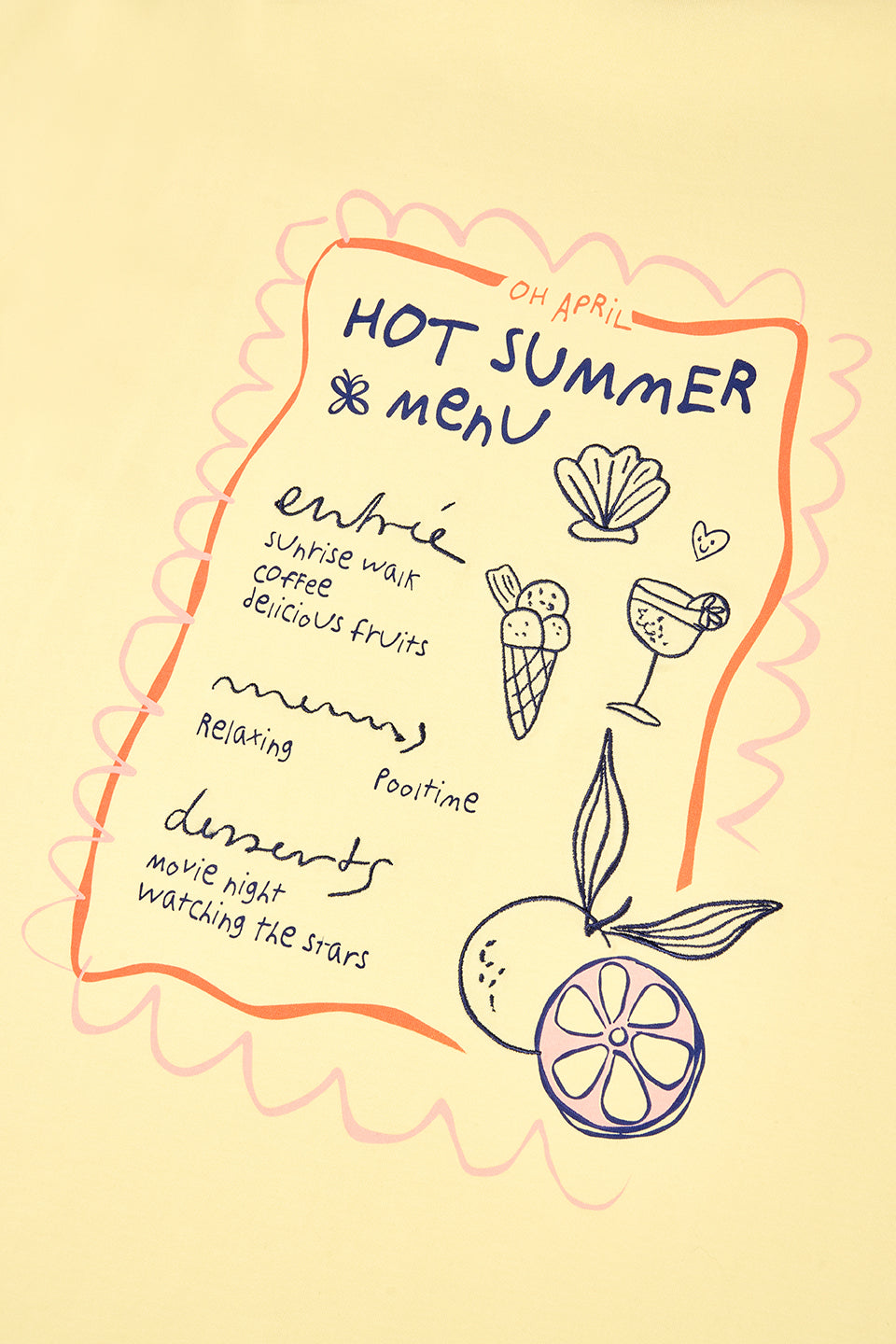 BF T-Shirt Hot Summer Menu