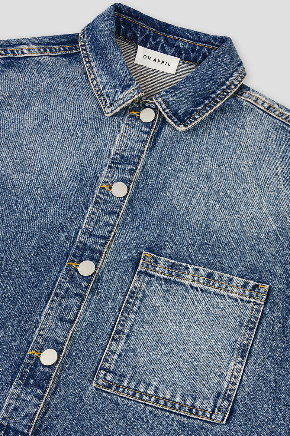 Meva Denim Dress Denim Mid Blue