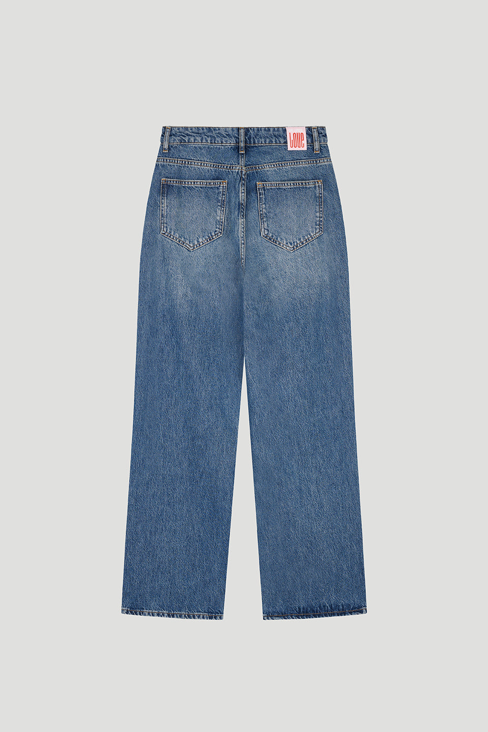 Lily Denim Pants Denim Mid Blue