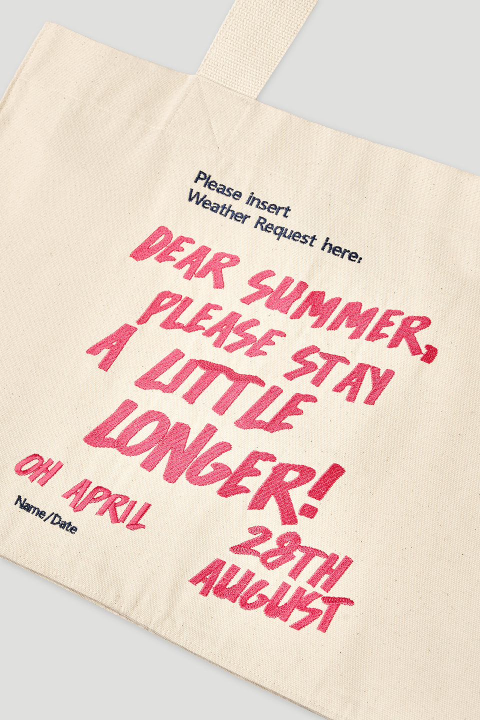 Shopper Dear Summer Short Off White