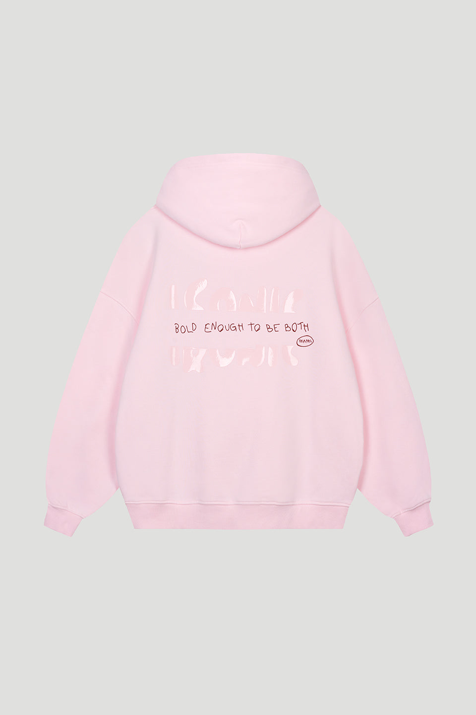Boyfriend Hoodie Iconic Sugar Pink