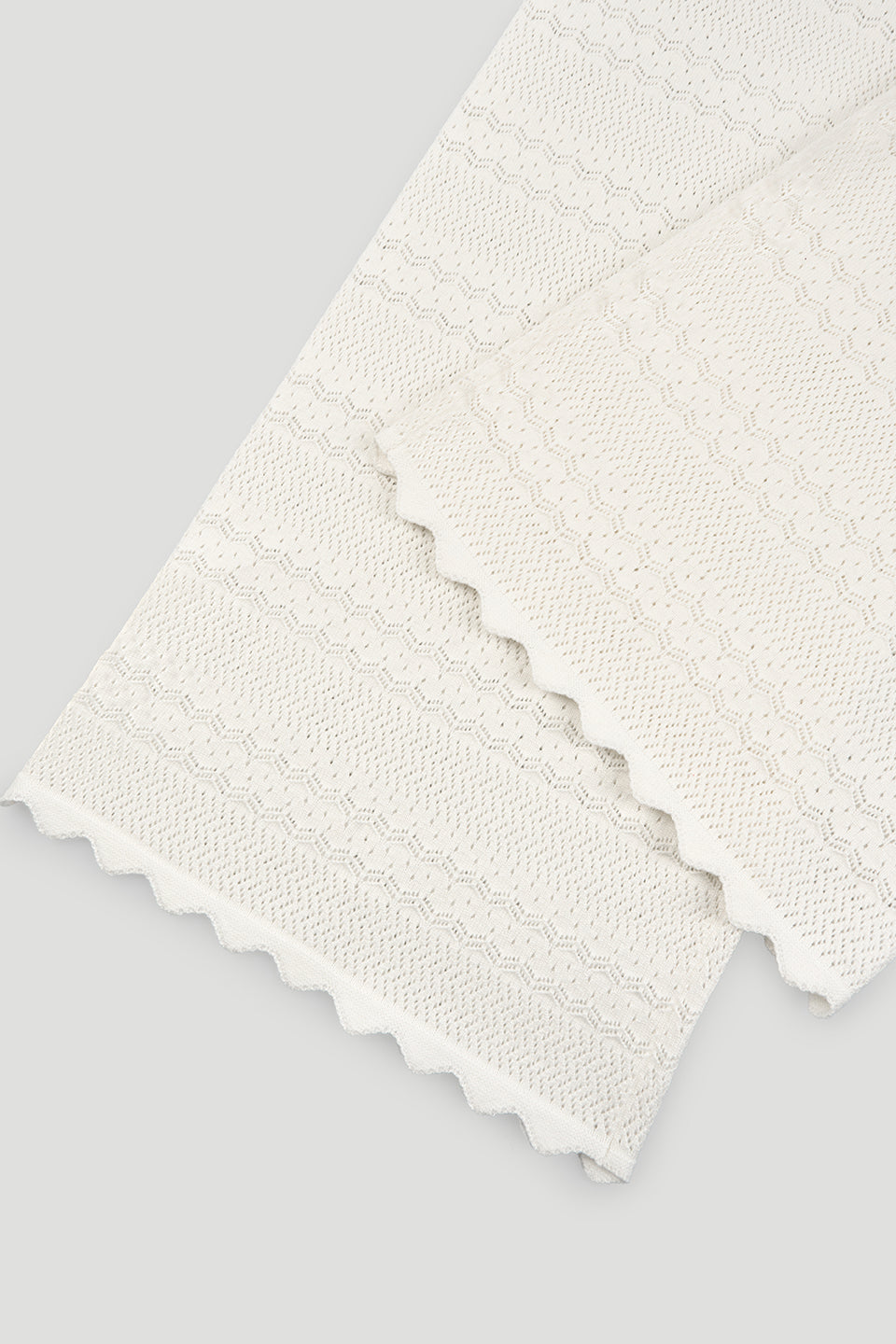 Aurea Flared Knit Pants Off White