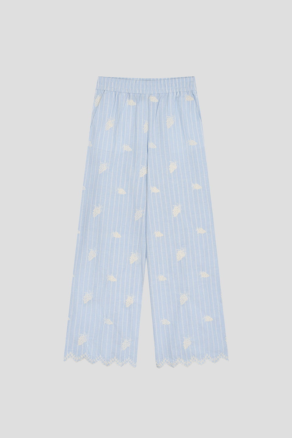 Leni Woven Pants Sky Blue