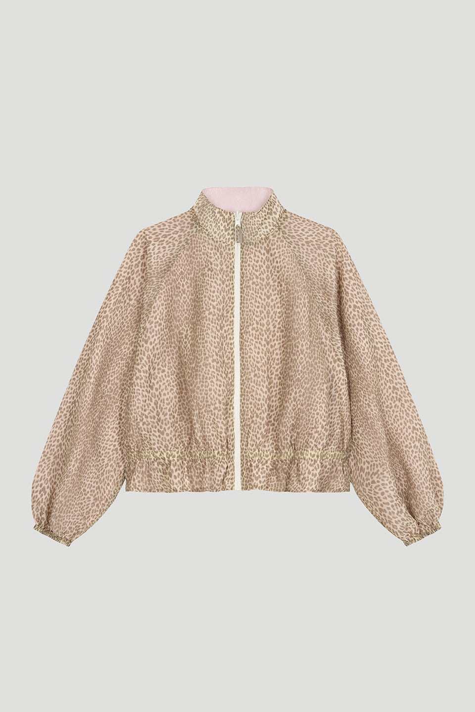 Maren Bomberjacket Leo Beige/Baby Rose