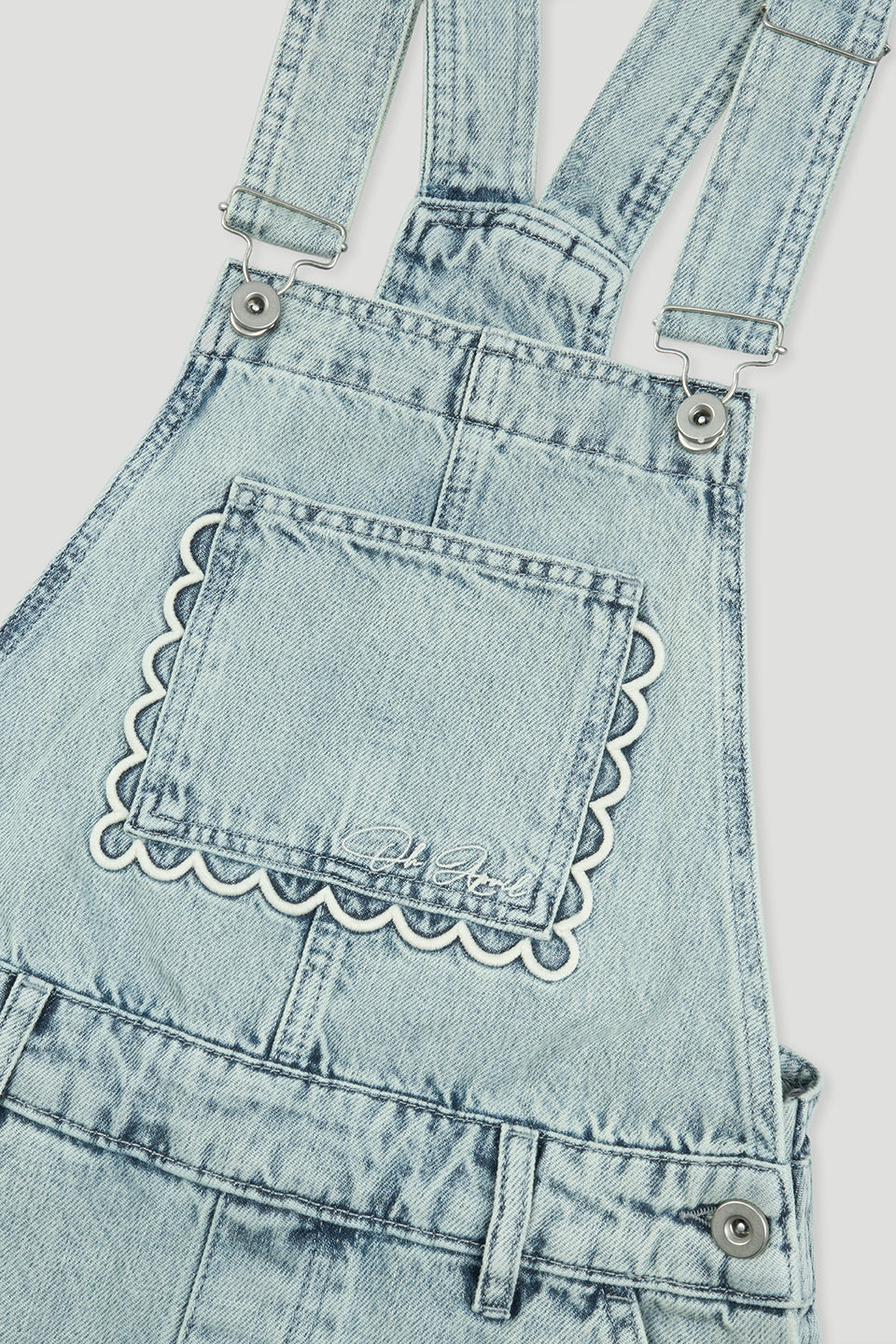 Solei Denim Overall Light Blue Wash