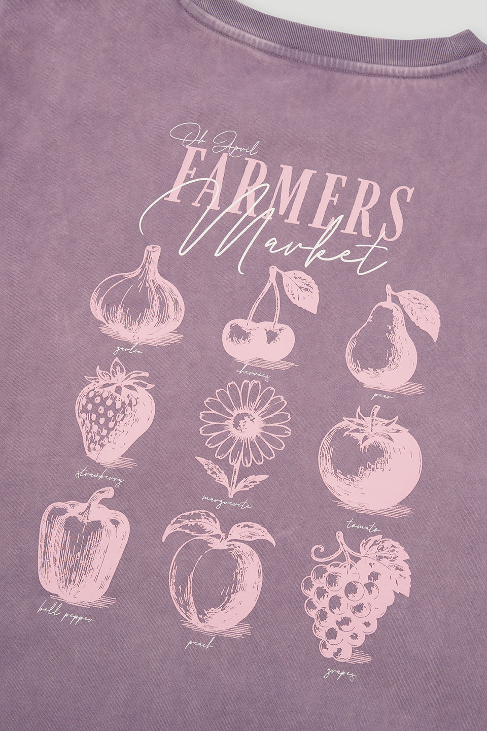 BF T-Shirt Farmers Market Foggy Lilac Acid