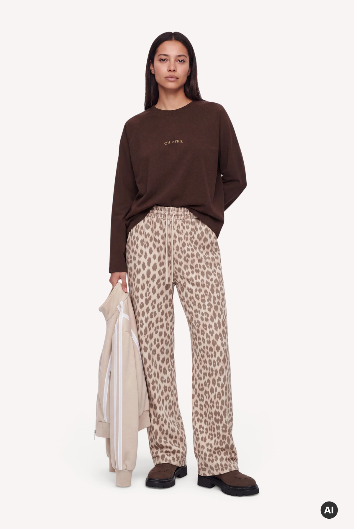 Regular Longsleeve Oh April Dark Brown