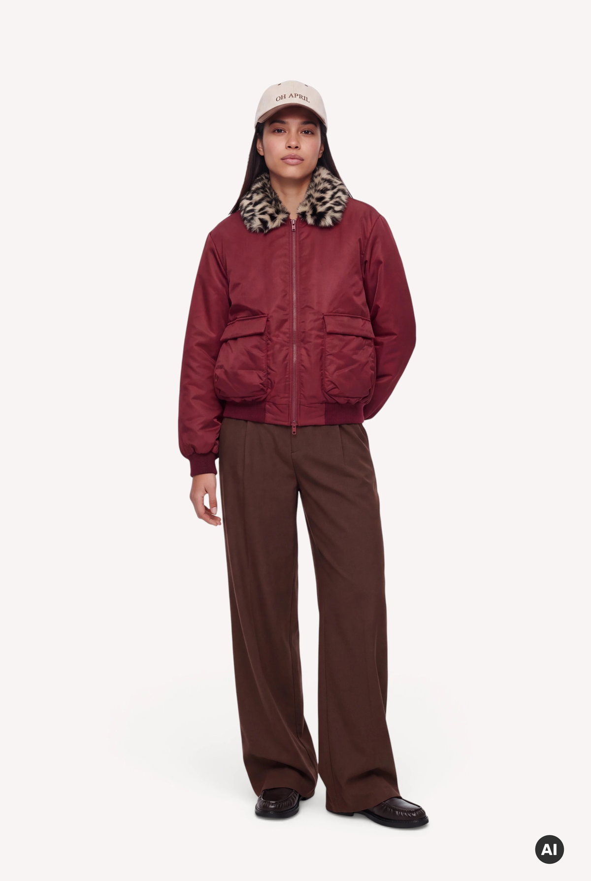 Runa Bomberjacket Dark Red